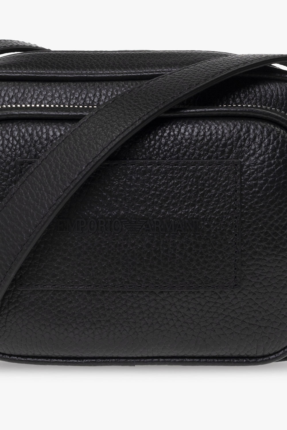 Black Leather shoulder bag Emporio Armani - Vitkac AS